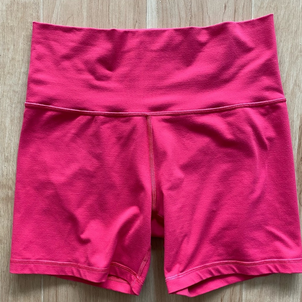 Lululemon Hot Pink Bike Shorts women’s 6